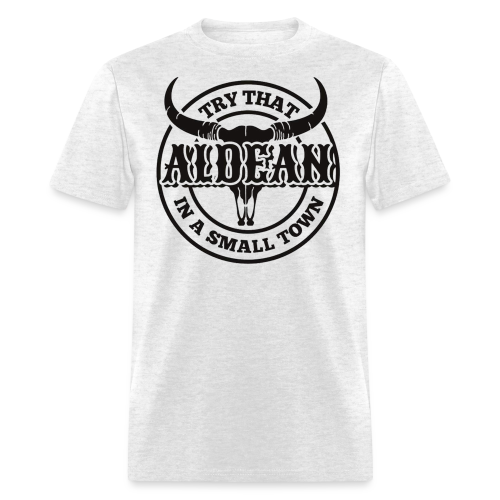 Aldean Small Town Men's Tee - light heather gray