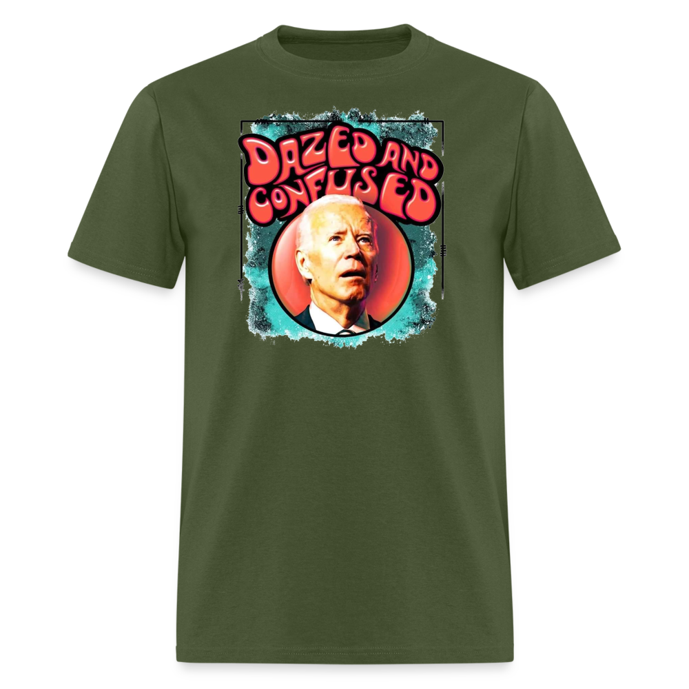 Dazed and Confused Biden Parody Unisex Classic Tee - military green