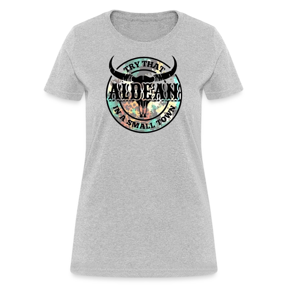 Aldean Small Town Women's Tee - heather gray