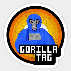 Sunset Gorilla Sticker