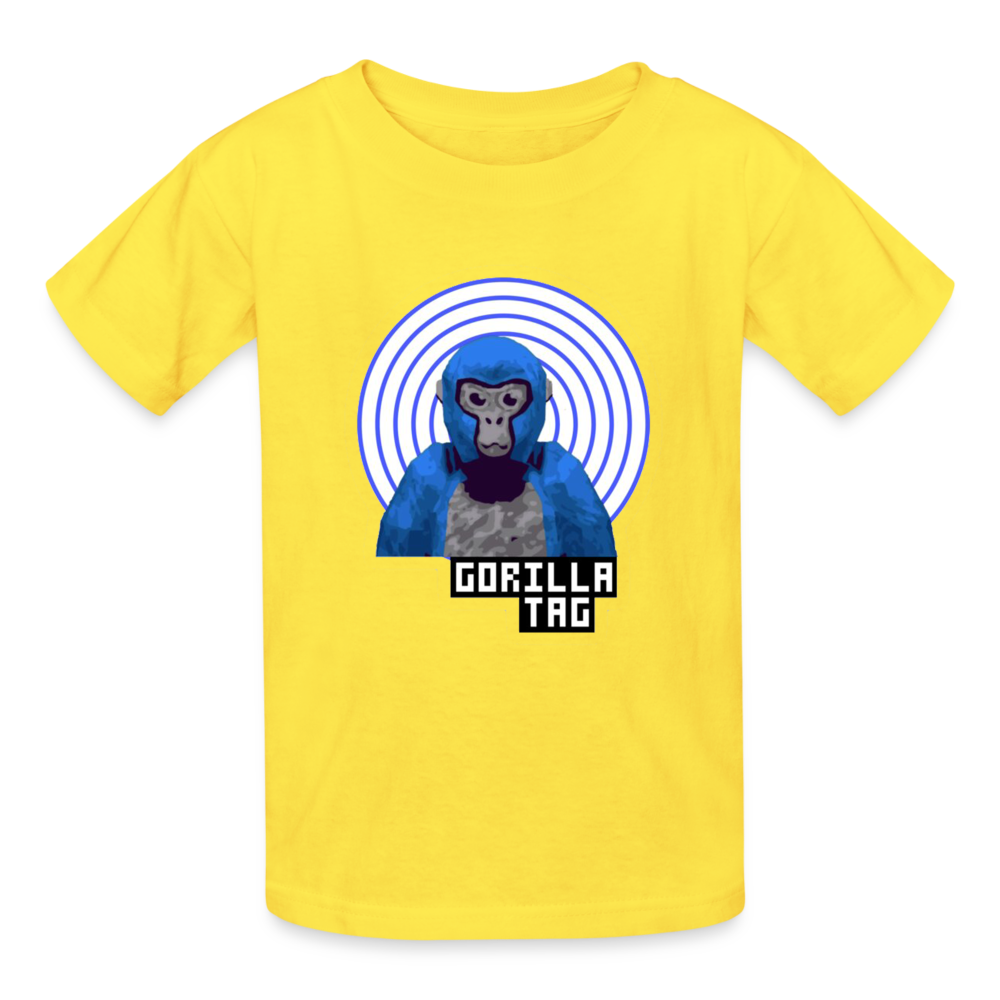 Spiral Blue Gorilla - yellow
