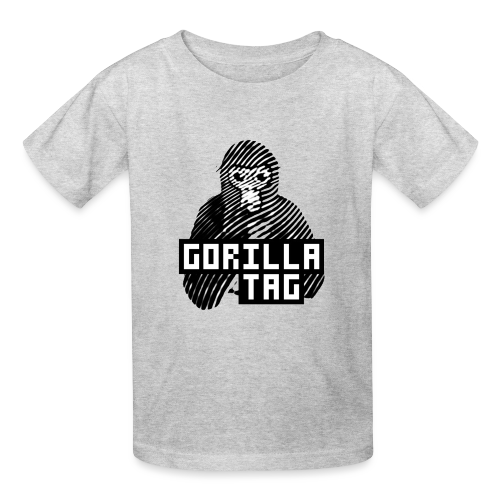 Thumb Print Gorilla - heather gray