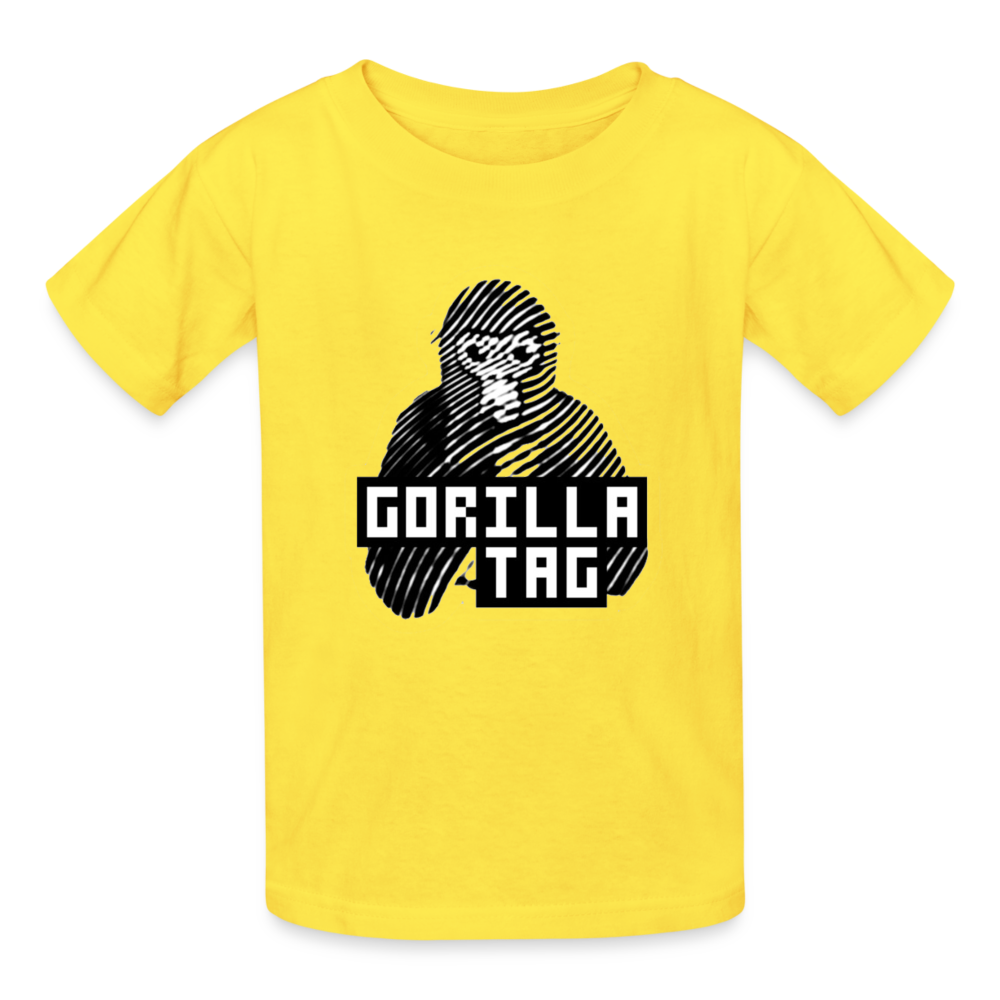 Thumb Print Gorilla - yellow