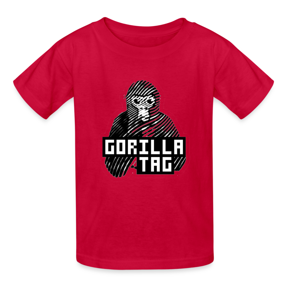 Thumb Print Gorilla - red