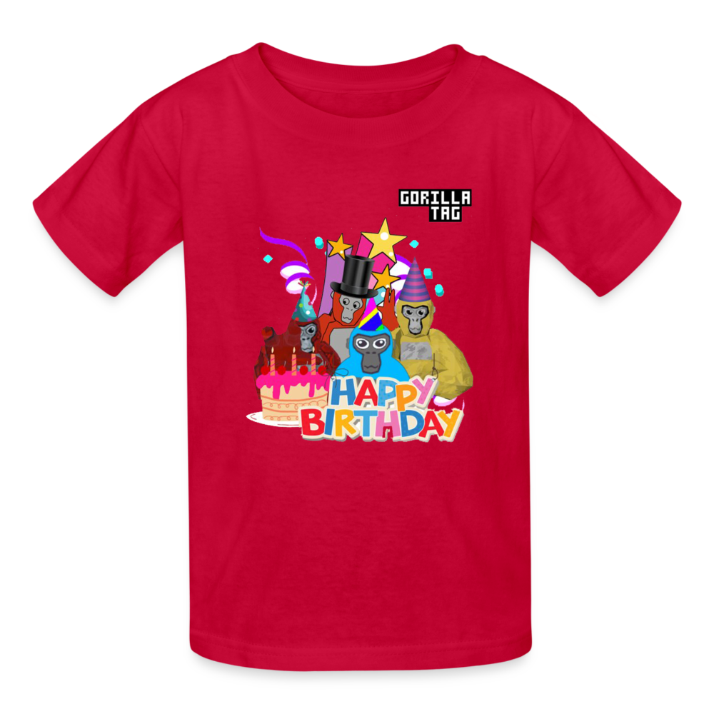 Happy Birthday Gorilla - red