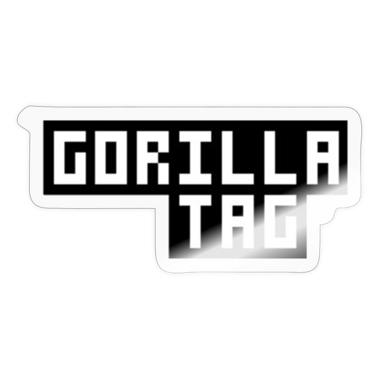 Gorilla Tag Sticker - transparent glossy
