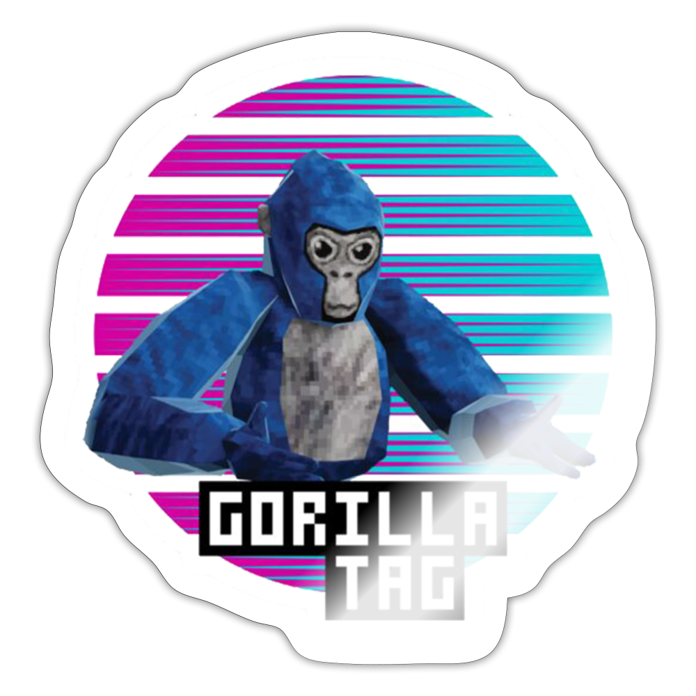 Retro Gorilla Sticker – BuckCollectibles